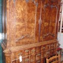 Early burled dutch cabinet